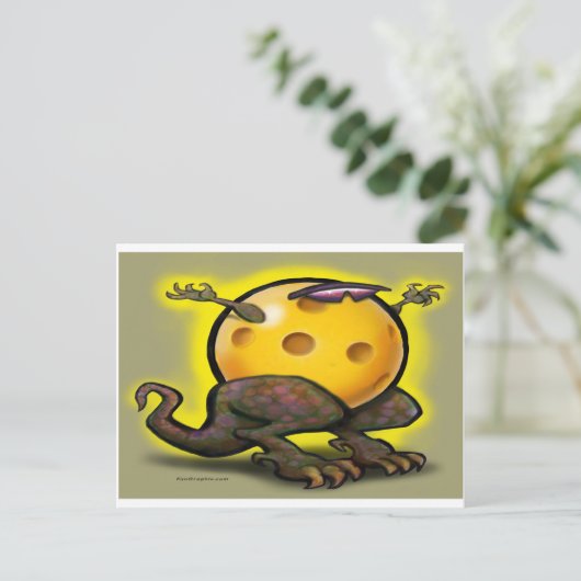 Pickleball Beast Briefkaart (Staand voorkant)