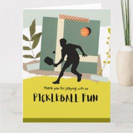 Pickleball Bedankkaart