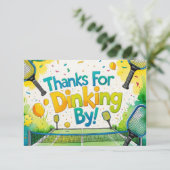 Pickleball Bedankkaart (Staand voorkant)