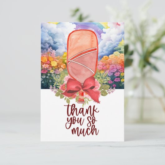 Pickleball Bedankkaart (Staand voorkant)