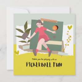 Pickleball Bedankkaart