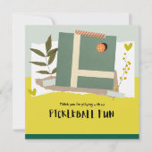 Pickleball Bedankkaart (Voorkant)