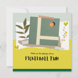 Pickleball Bedankkaart