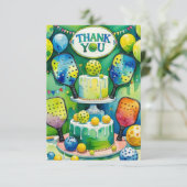 Pickleball Bedankkaart (Staand voorkant)