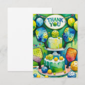 Pickleball Bedankkaart (Voorkant / Achterkant)