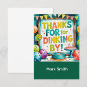 Pickleball Bedankkaart (Voorkant / Achterkant)