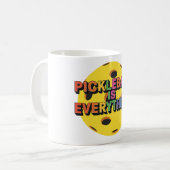 Pickleball Bekerontwerp Koffiemok (Voorkant links)