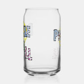 pickleball-belettering blikvorm glas (Rechts)