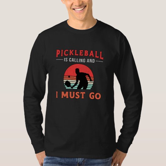 Pickleball belt en ik moet naar Paddle Player. T-shirt (Voorkant)
