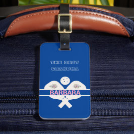 Pickleball Best Grandma Floral Paddle Bagagelabel