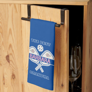 Pickleball Best Grandma Floral Paddle Theedoek