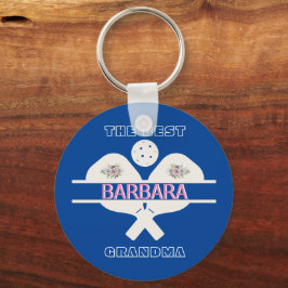 Pickleball Best Grandma Paddles Voornaam Sleutelhanger