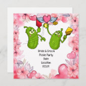 Pickleball Bewaar de datum Bruiloft Grappige uitno Save The Date (Voorkant / Achterkant)