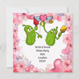 Pickleball Bewaar de datum Bruiloft Grappige uitno Save The Date