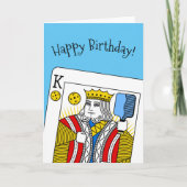 Pickleball Birthday Card - Pickleball King Kaart (Voorkant)