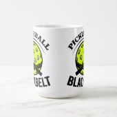 Pickleball Blackbelt - Grappige Pickleball Meester Koffiemok (Center)