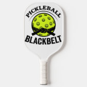 Pickleball Blackbelt - Grappige Pickleball Meester Paddle (Voorkant)