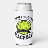 Pickleball Blackbelt - Grappige Pickleball Meester Seltzer Blikjeskoeler (Seltzer Achterkant)