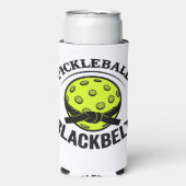 Pickleball Blackbelt - Grappige Pickleball Meester Seltzer Blikjeskoeler (Seltzer Voorkant)