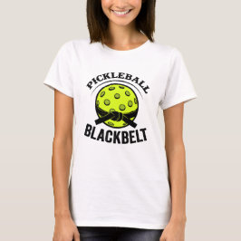 Pickleball Blackbelt - Grappige Pickleball Meester T-shirt