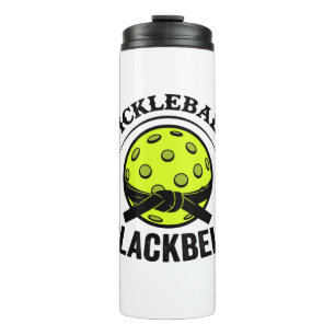Pickleball Blackbelt - Grappige Pickleball Meester Thermosbeker