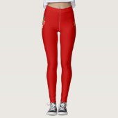 Pickleball Blast 1 Afbeelding Opties Leggings (Voorkant)