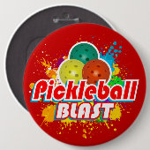 Pickleball Blast 1 Afbeelding-opties Ronde Button 6,0 Cm (Voorkant /achterkant)
