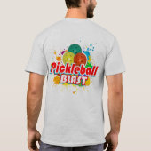 Pickleball Blast 1B Cycloon Stropdas-Dye T-Shirt (Achterkant)
