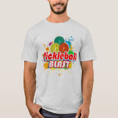 Pickleball Blast 1B Cycloon Stropdas-Dye T-Shirt (Voorkant)