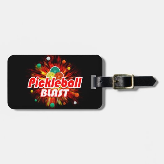 Pickleball Blast 2ABC-opties Bagagelabels (Voorkant horizontaal)