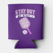 Pickleball - Blijf uit de keuken Blikjeskoeler (Voorkant)