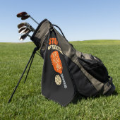 Pickleball - Blijf uit de keuken Golfhanddoek (Groen)