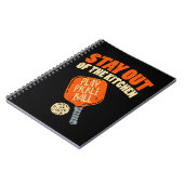 Pickleball - Blijf uit de keuken Notitieboek (Linkerzijde)