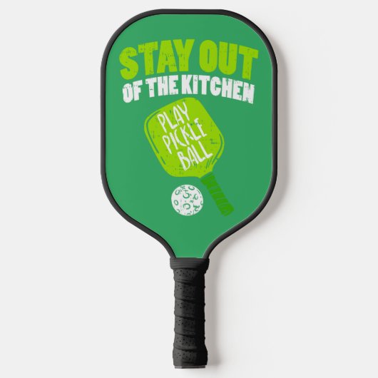 Pickleball - Blijf uit de keuken Paddle (Voorkant)