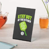 Pickleball - Blijf uit de keuken Reclamebord Met Voetstuk (Insitu)