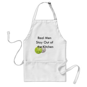 Pickleball — blijf uit de keuken! standaard schort