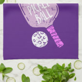 Pickleball - Blijf uit de keuken Theedoek (Gevouwen)