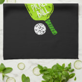 Pickleball - Blijf uit de keuken Theedoek (Gevouwen)