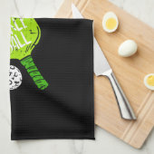 Pickleball - Blijf uit de keuken Theedoek (Quarter Fold)