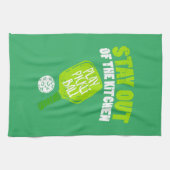 Pickleball - Blijf uit de keuken Theedoek (Horizontaal)