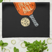 Pickleball - Blijf uit de keuken Theedoek (Gevouwen)