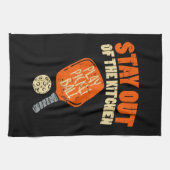 Pickleball - Blijf uit de keuken Theedoek (Horizontaal)