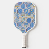 Pickleball Blue Paddle (Achterkant)
