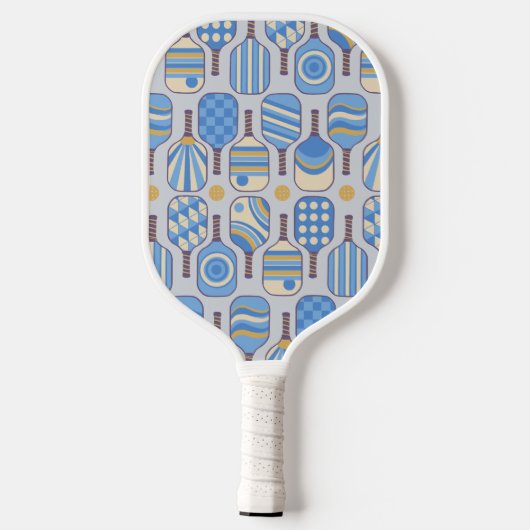 Pickleball Blue Paddle (Achterkant)