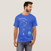 Pickleball Blue T-shirt (Voorkant volledig)