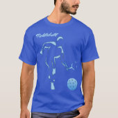 Pickleball Blue T-shirt (Voorkant)