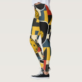Pickleball Bold van Doesburg Compositie Leggings (Links)