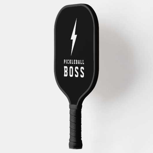 Pickleball Boss Lightning Bolt en Monogram Pickleball Paddle (Links)