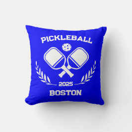 Pickleball Boston 2025 Custom Blue Kussen