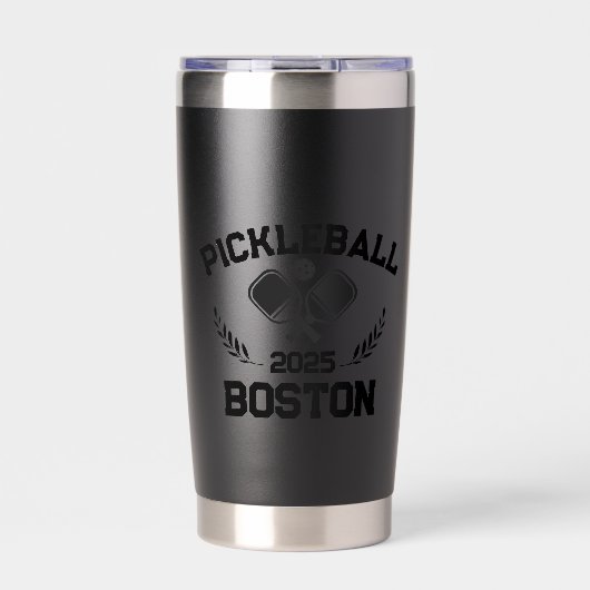 Pickleball Boston 2025 Custom Geïsoleerde Drinkbeker (Voorkant)